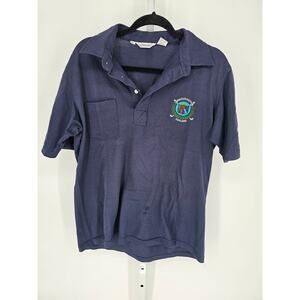 Glenmuir Men's Blue Lakenheath Golf Club Short Sleeve Polo Shirt Size XL